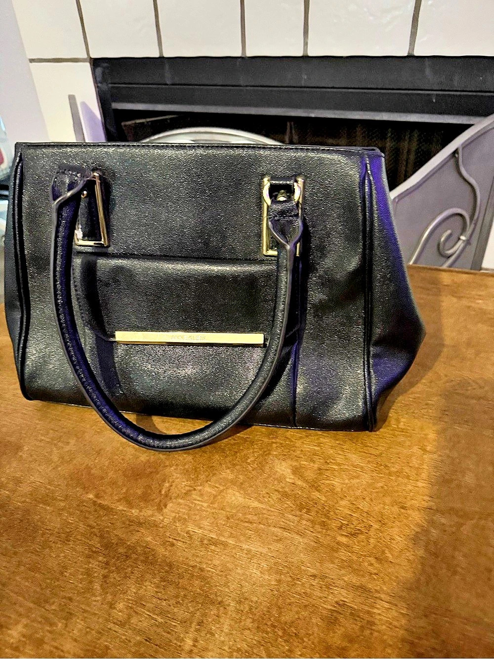 Anne Klein Black Tote Bag